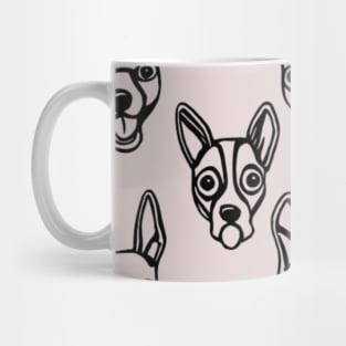 Chihuahua style laughing dog Mug